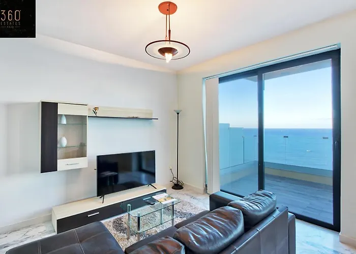 Apartamento Seafront 3br In Tower Rd Opposite By 360 Estates Sliema